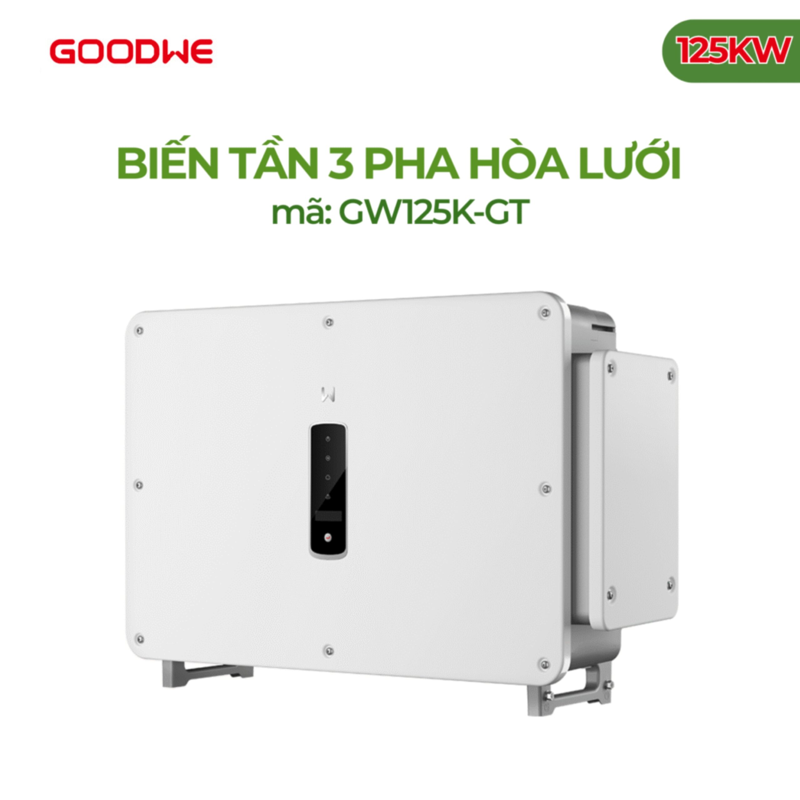 Biến tần Hòa Lưới GoodWe 125kW 3 Pha Hòa Lưới | GW125K-GT