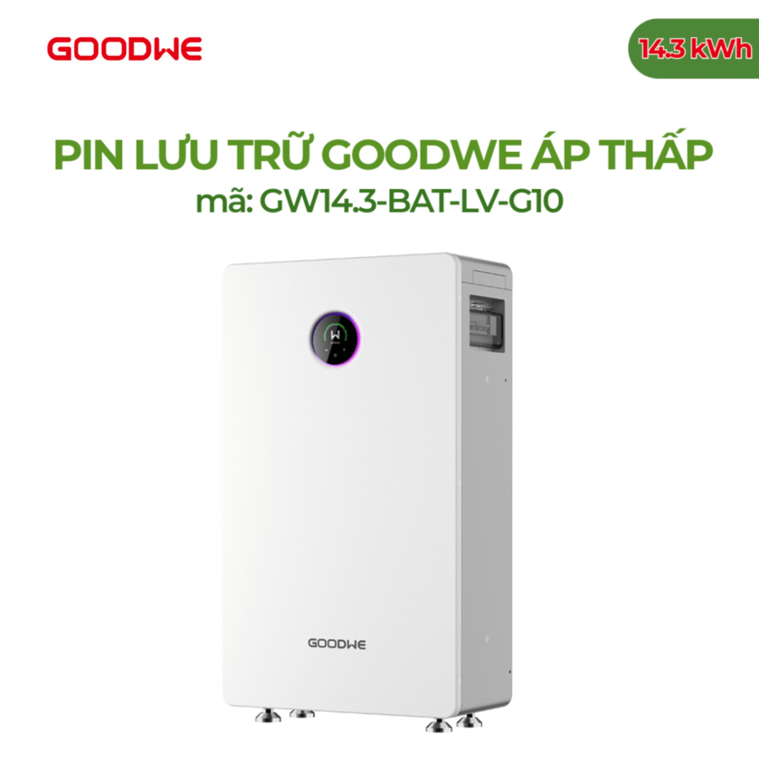 Pin Lưu Trữ GoodWe 14kWh Áp thấp | GW14.3-BAT-LV-G10