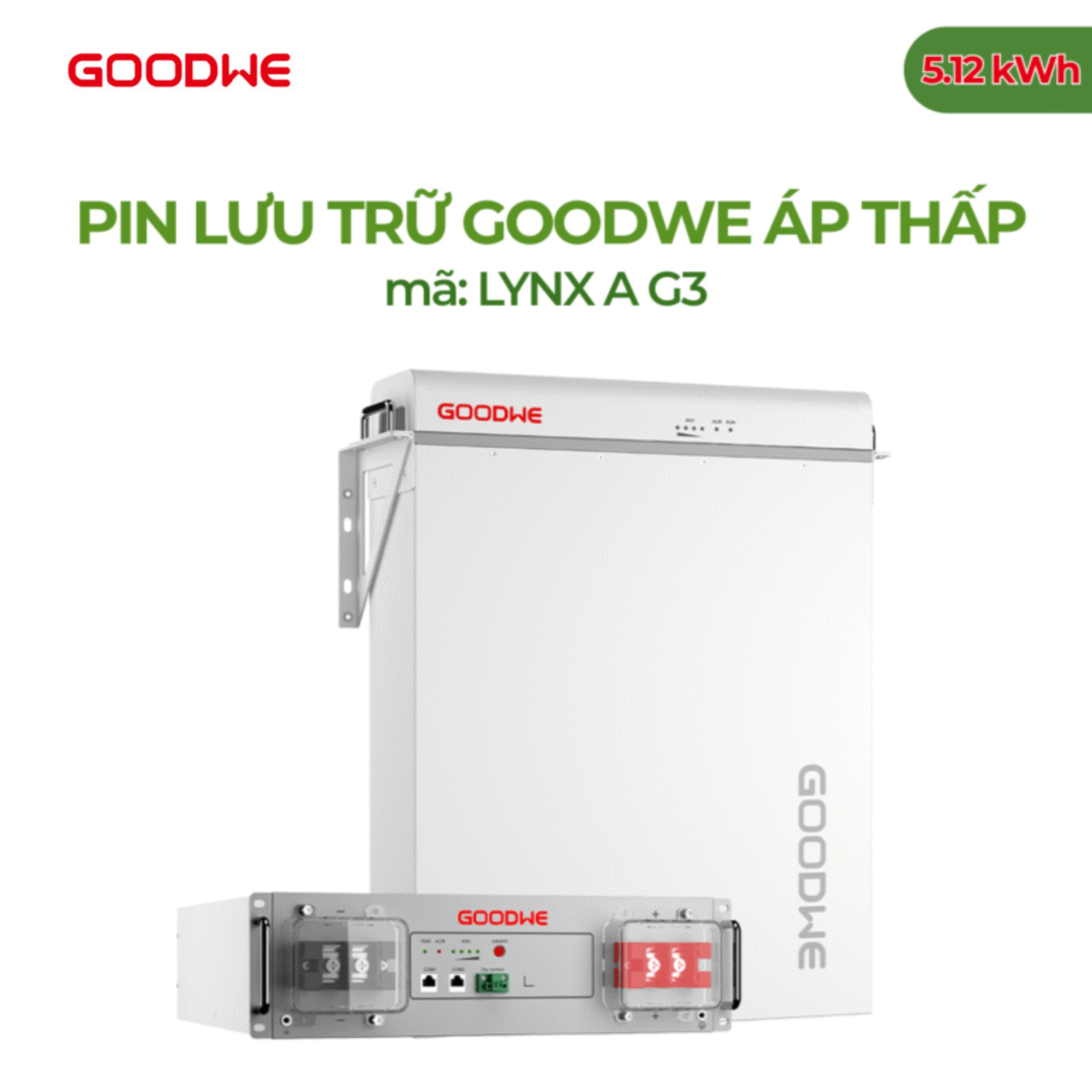 Pin Lưu Trữ GoodWe 5kWh – Áp thấp | Lynx A G3