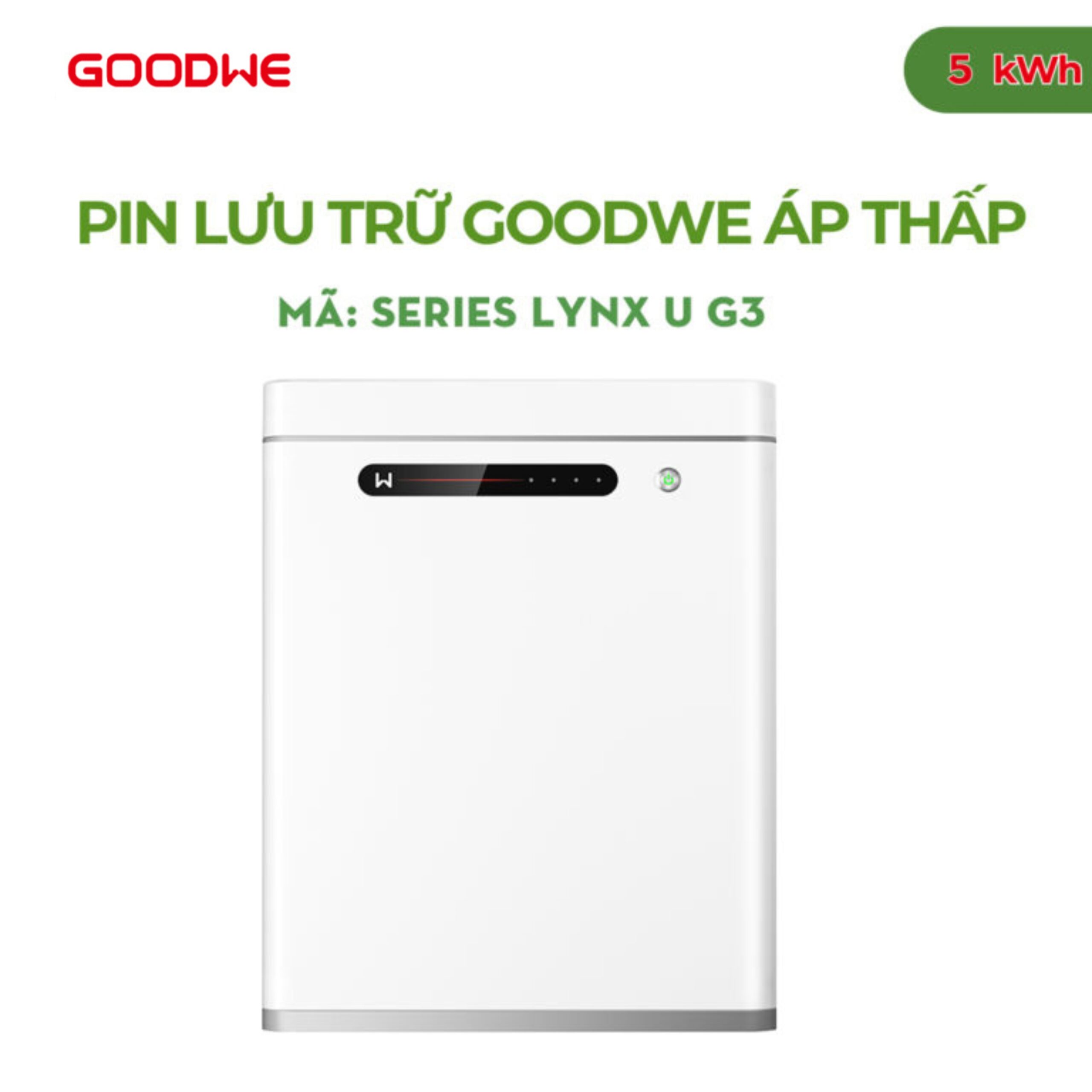 Pin Lưu Trữ GoodWe 5kWh – Áp thấp | Lynx U G3